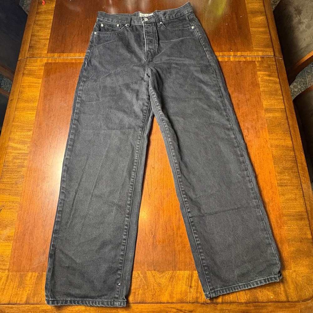 Stüssy Red Label Black Denim Jeans Size 32x32 Made in Turkey